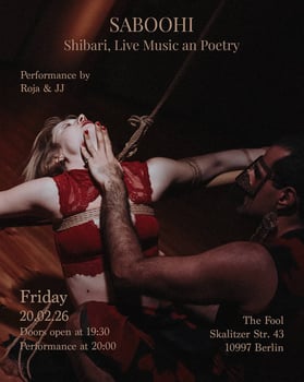Saboohi - Shibari, Live Soundscape and Poetry Performance by Roja and JJ