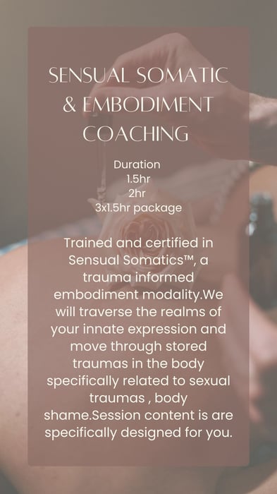 Sensual Somatic & Embodiment coaching