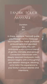 Tantric Touch Massage