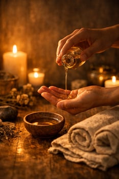 In person sensual bodywork ritual