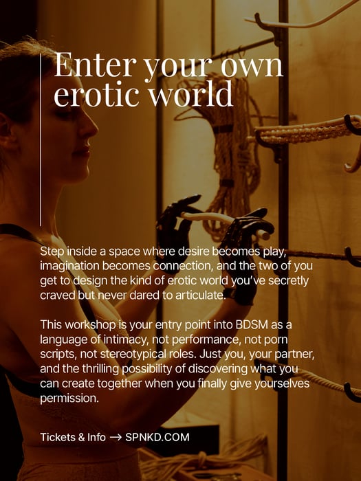 Couples Workshop. Introduction to BDSM by SPNKD_Berlin