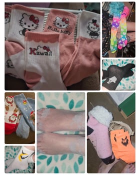 Dirty well worn socks soaked in me