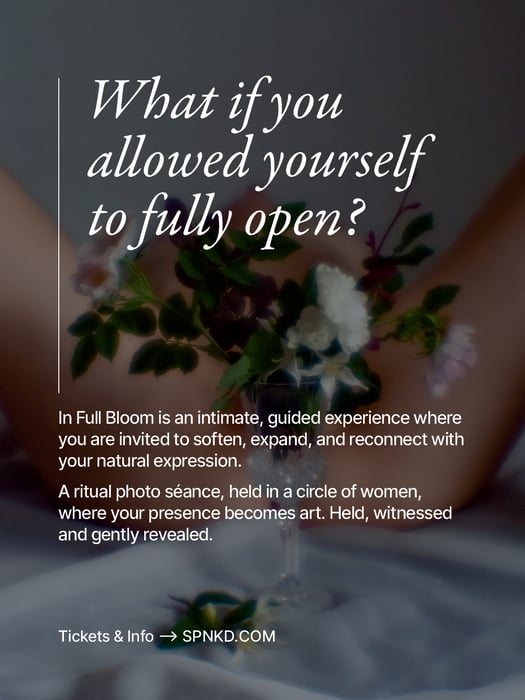 In Full Bloom: A Tantric Ritual Photoshoot for Women by SPNKD_Berlin