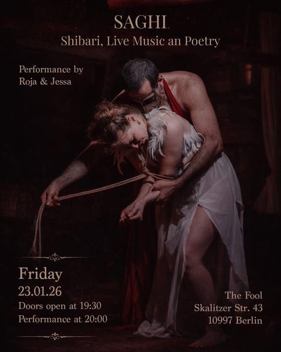Saghi - Shibari: Live Music and Poetry by Roja